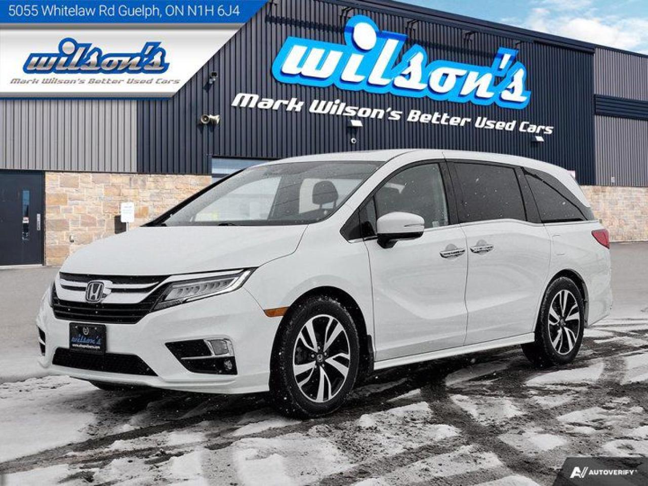 Used 2020 Honda Odyssey Touring  | Leather | DVD | Nav | Sunroof | Power Sliders & Hatch | Heated Steering + Seats & more!! for sale in Guelph, ON