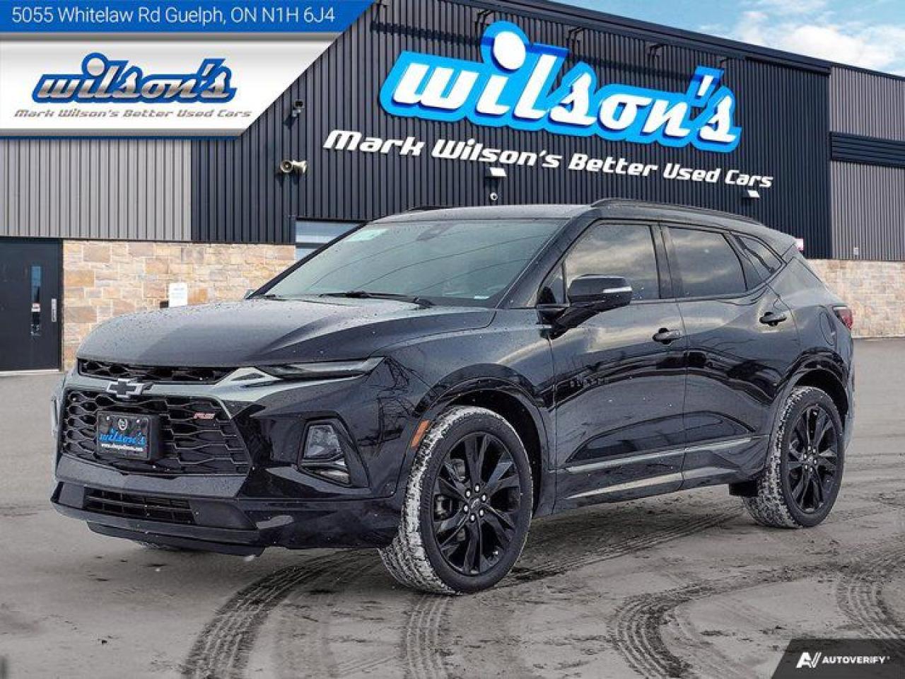 Used 2022 Chevrolet Blazer RS | AWD | Leather | Sunroof | Moonroof | Heated Seats & Steering | New Tires | New Brakes | for sale in Guelph, ON