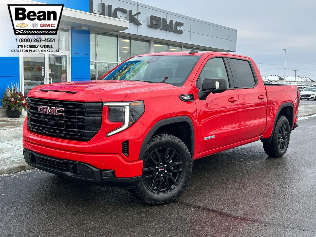 New 2025 GMC Sierra 1500 Elevation 3.0L V6 WITH REMOTE START/ENTRY, HEATED SEATS, HEATED STEERING WHEEL, ADAPTIVE CRUISE CONTROL, HD SURROUND VISION for sale in Carleton Place, ON