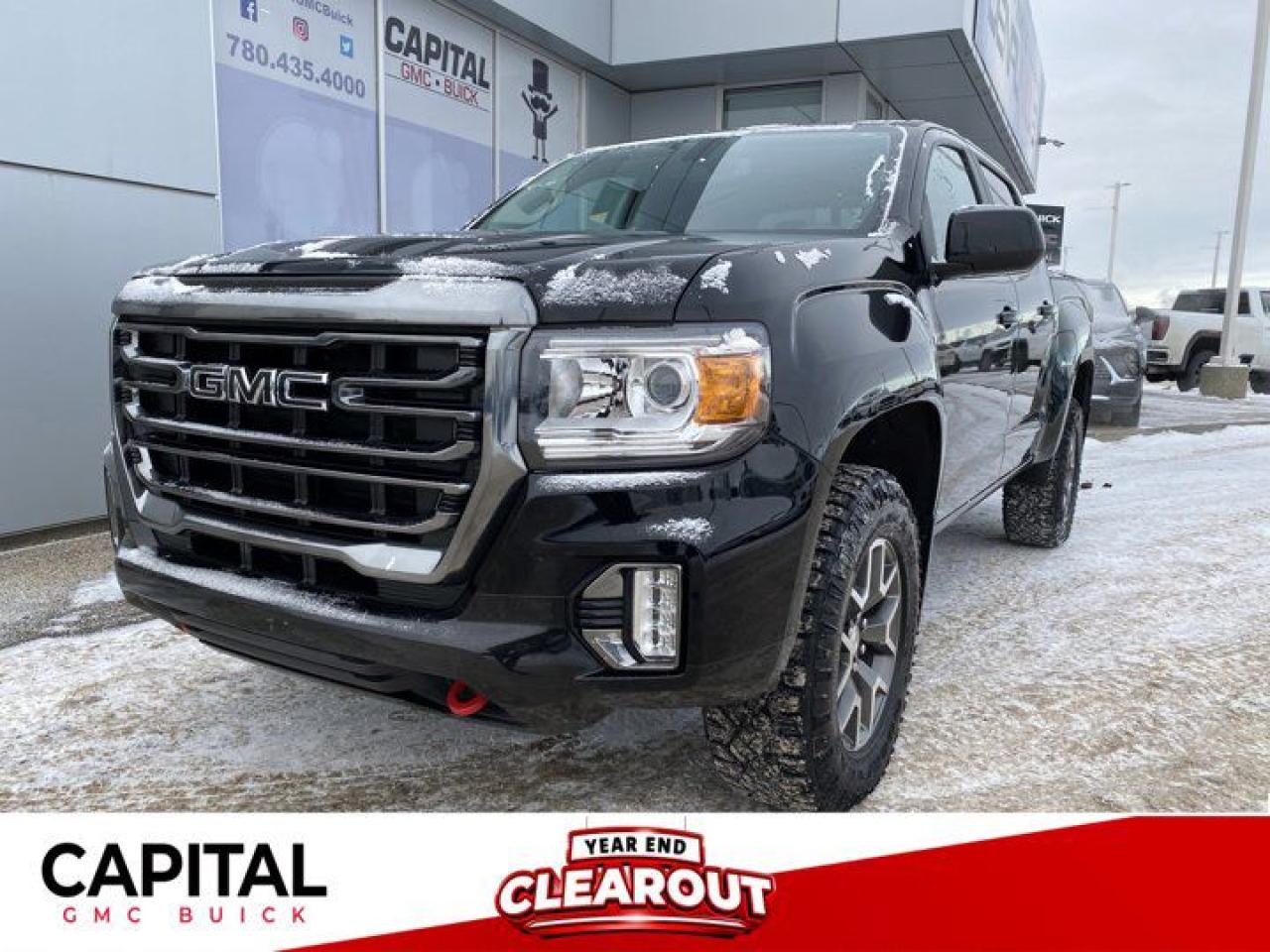 Used 2022 GMC Canyon Crew Cab 4WD AT4 w/Leather * 3.6L V6 * BOSE SOUND SYSTEM * BOSE SOUND SYSTEM * for sale in Edmonton, AB