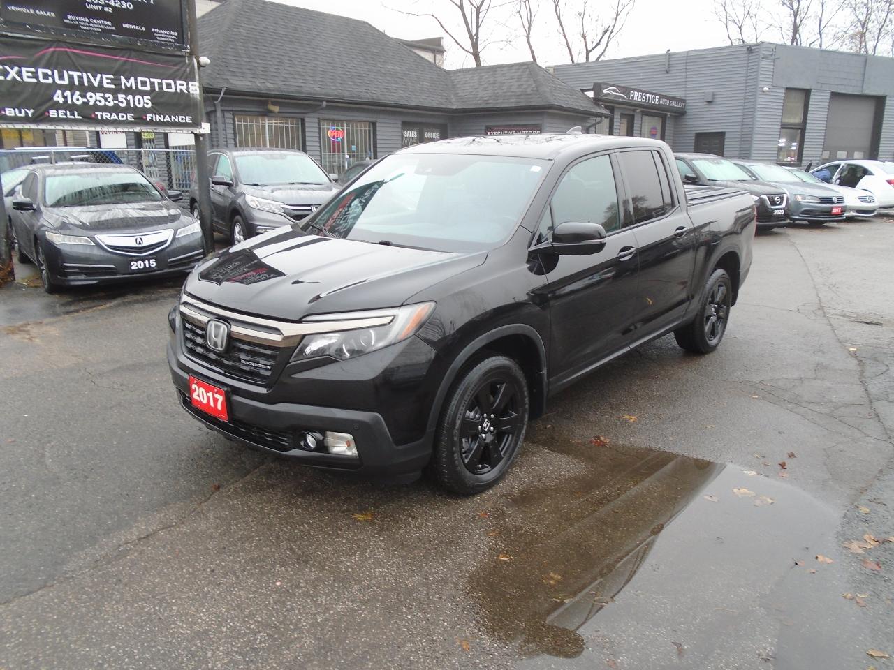 Used 2017 Honda Ridgeline BLACK EDITION / LEATHER /ROOF / NAVI / LOADED/MINT for sale in Scarborough, ON