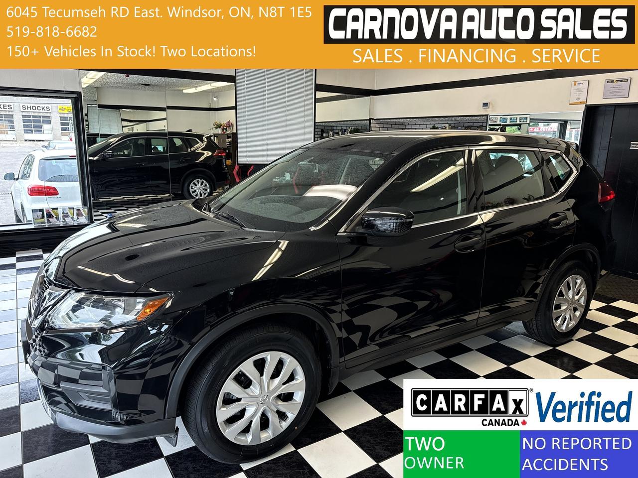 2018 Nissan Rogue S+New Tires+Blind Spot+ApplePlay+ACCIDENT FREE Photo