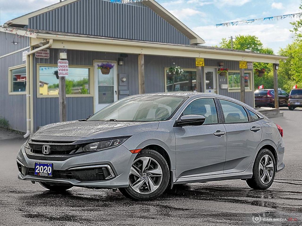 Used 2020 Honda Civic LX CVT, ONE OWNER, LOW KM'S, ECON, HEATED SEATS for sale in Orillia, ON