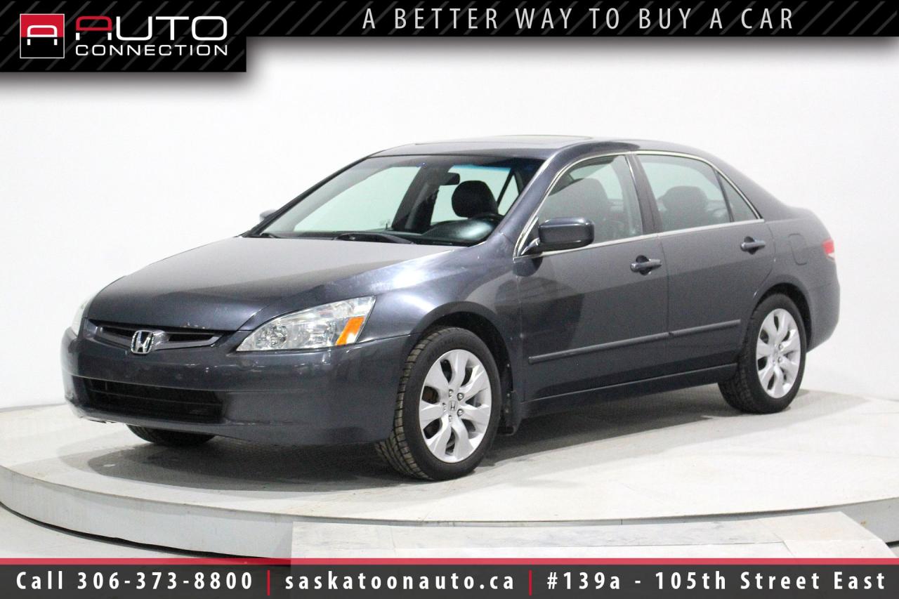 Used 2004 Honda Accord EX-L - HEATED LEATHER SEATS - MOONROOF - DUAL-ZONE CLIMATE for sale in Saskatoon, SK