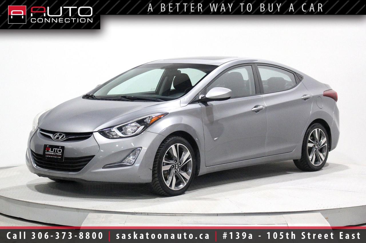 Used 2016 Hyundai Elantra GLS - LOW KMS - MANUAL - HEATED REAR SEATS - MOONROOF for sale in Saskatoon, SK