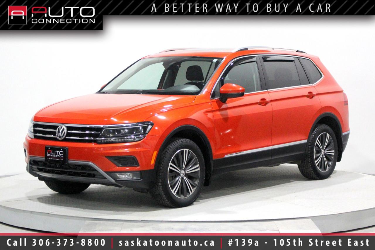 Used 2018 Volkswagen Tiguan Highline - AWD - DRIVER ASSIST PKG - HEATED STEERING WHEEL - REMOTE START - ADAPTIVE CRUISE - CARPLAY - ANDROID AUTO for sale in Saskatoon, SK