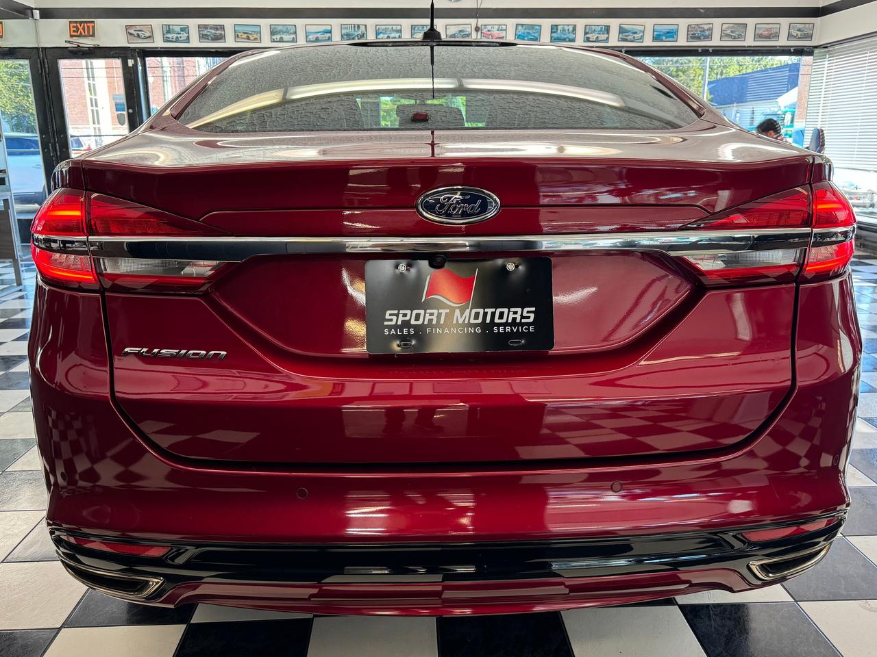 2017 Ford Fusion SE AWD+Leather+Roof+GPS+New Tires+Brakes+ApplePlay Photo