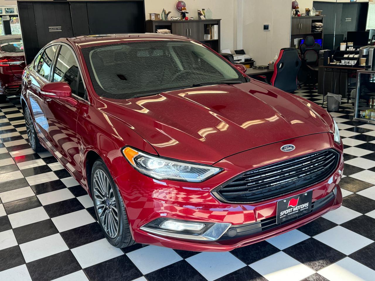 2017 Ford Fusion SE AWD+Leather+Roof+GPS+New Tires+Brakes+ApplePlay Photo