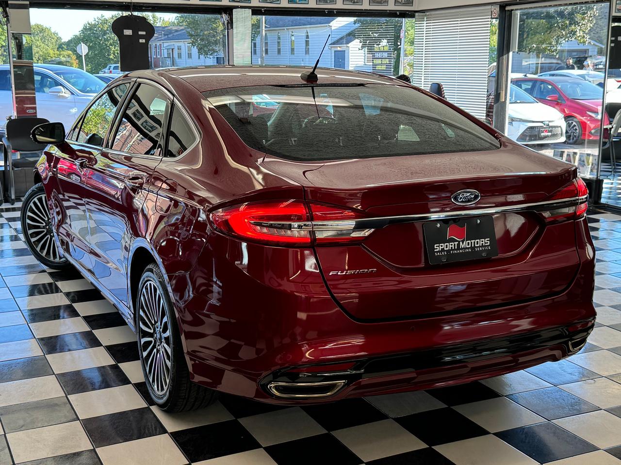 2017 Ford Fusion SE AWD+Leather+Roof+GPS+New Tires+Brakes+ApplePlay Photo