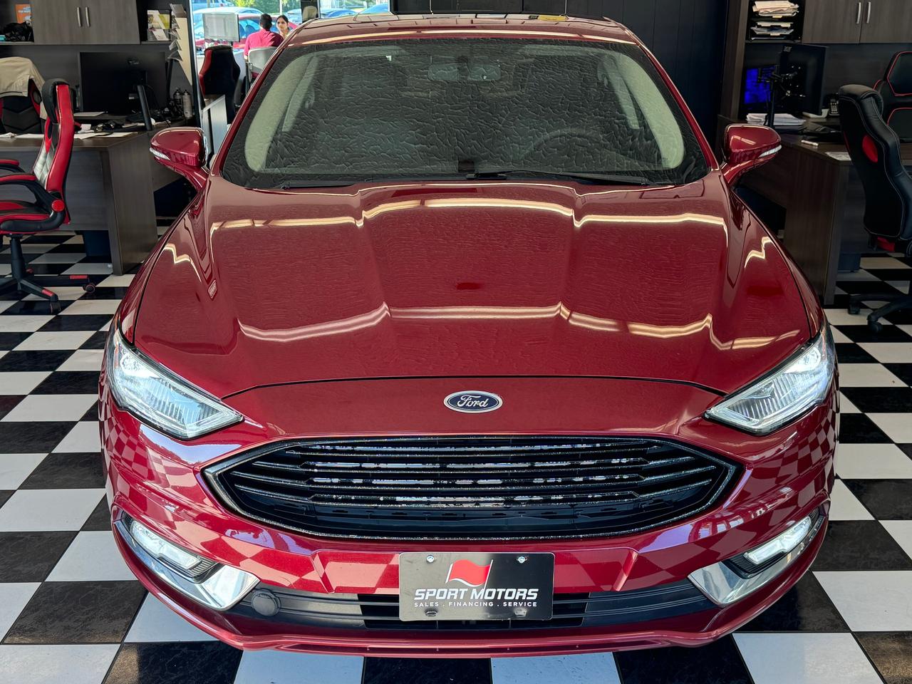 2017 Ford Fusion SE AWD+Leather+Roof+GPS+New Tires+Brakes+ApplePlay Photo