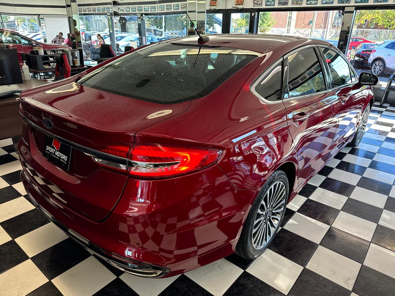2017 Ford Fusion SE AWD+Leather+Roof+GPS+New Tires+Brakes+ApplePlay Photo