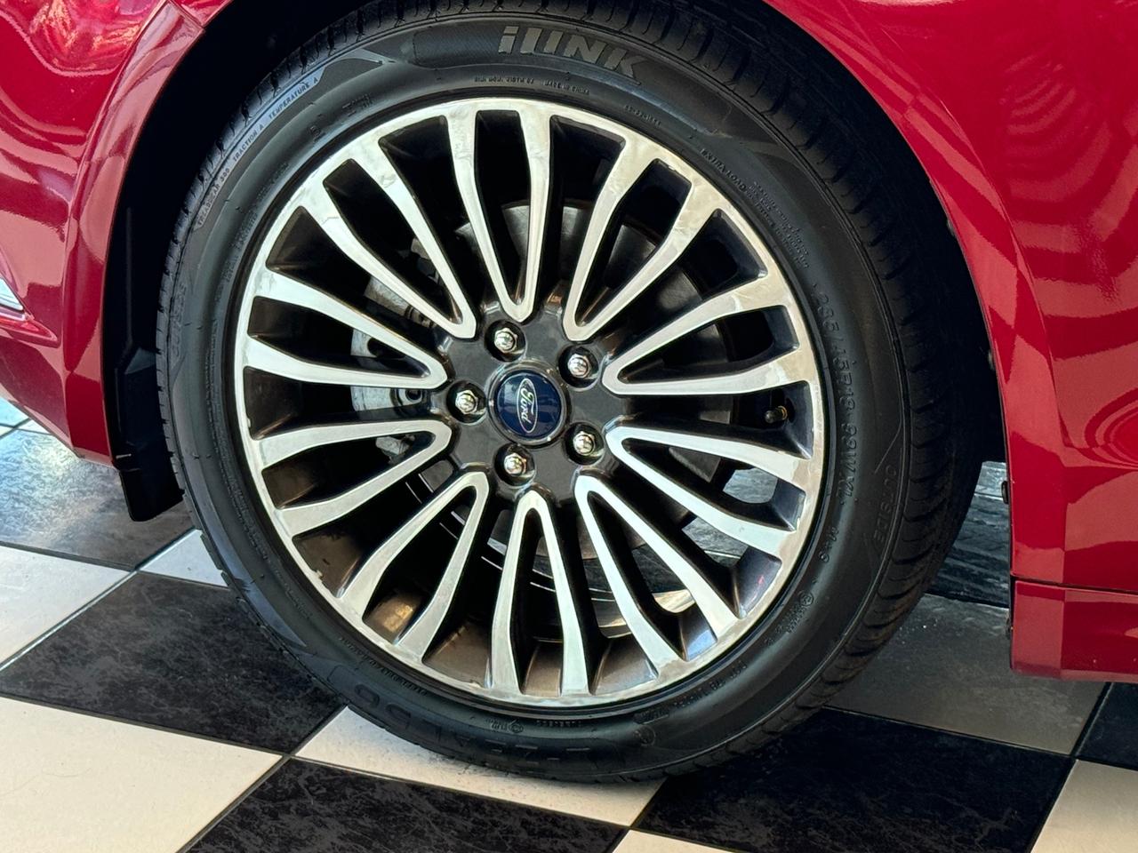 2017 Ford Fusion SE AWD+Leather+Roof+GPS+New Tires+Brakes+ApplePlay Photo