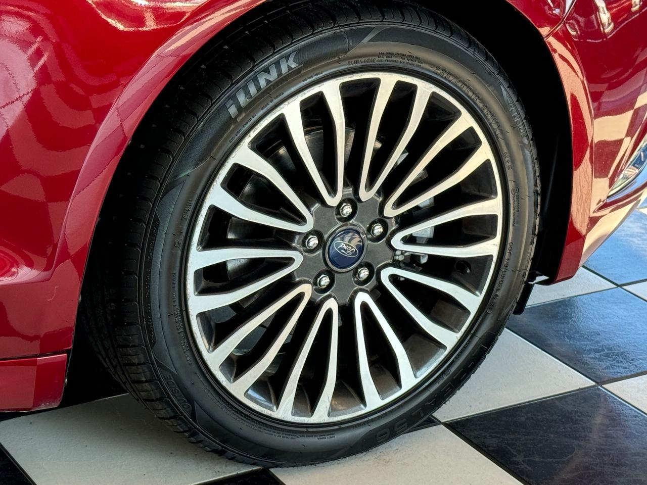 2017 Ford Fusion SE AWD+Leather+Roof+GPS+New Tires+Brakes+ApplePlay Photo