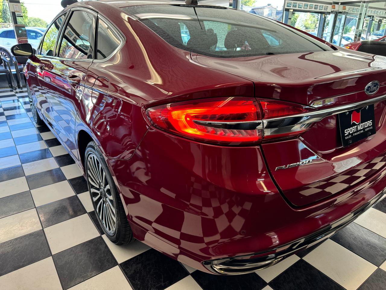 2017 Ford Fusion SE AWD+Leather+Roof+GPS+New Tires+Brakes+ApplePlay Photo