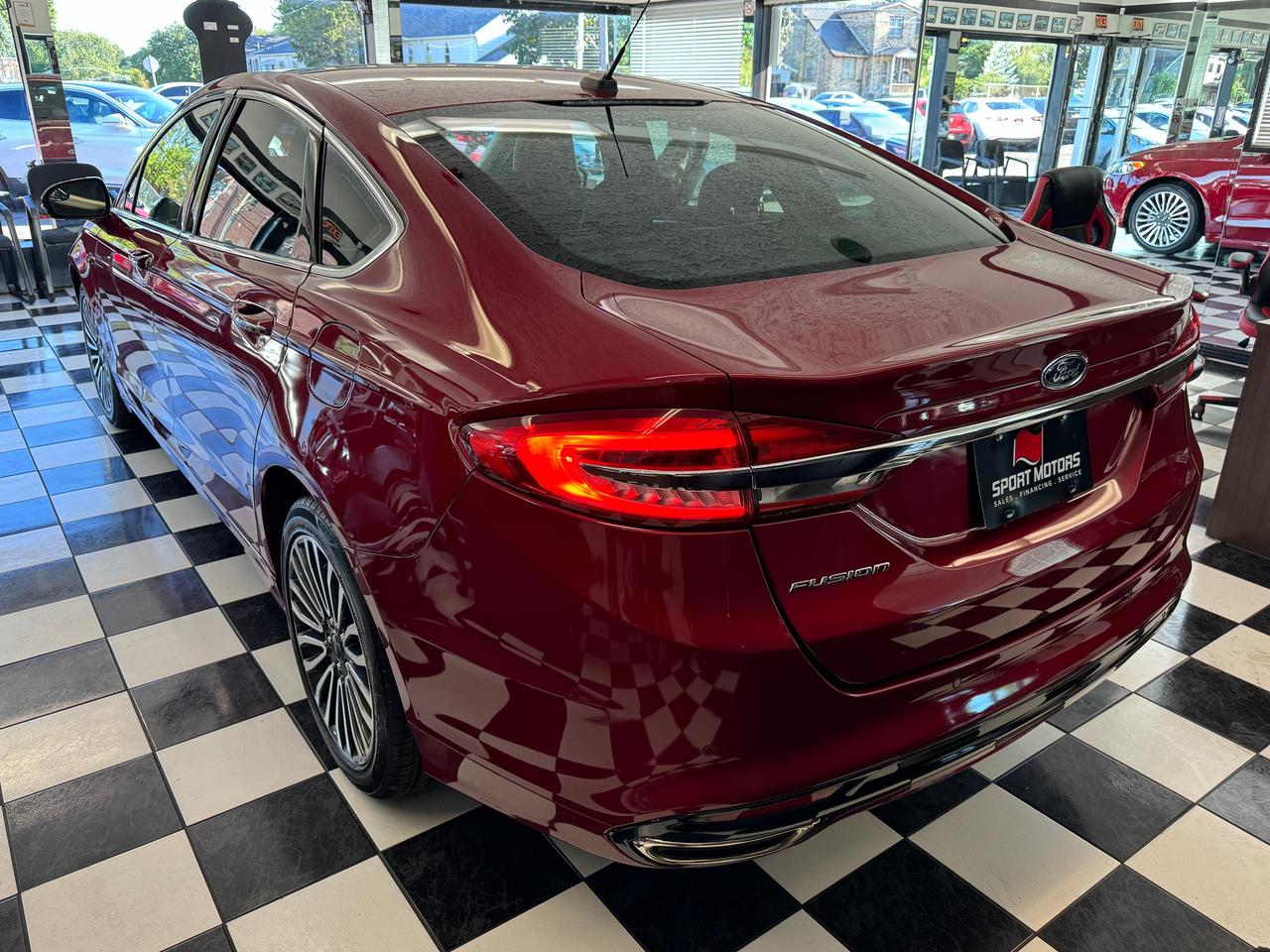 2017 Ford Fusion SE AWD+Leather+Roof+GPS+New Tires+Brakes+ApplePlay Photo