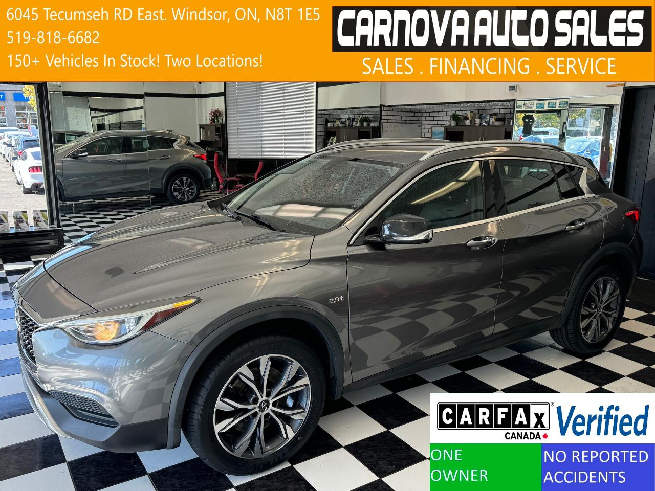 Used 2017 Infiniti QX30 QX30 AWD+New Tires+Camera+Bluetooth+CLEAN CARFAX for sale in Windsor, ON