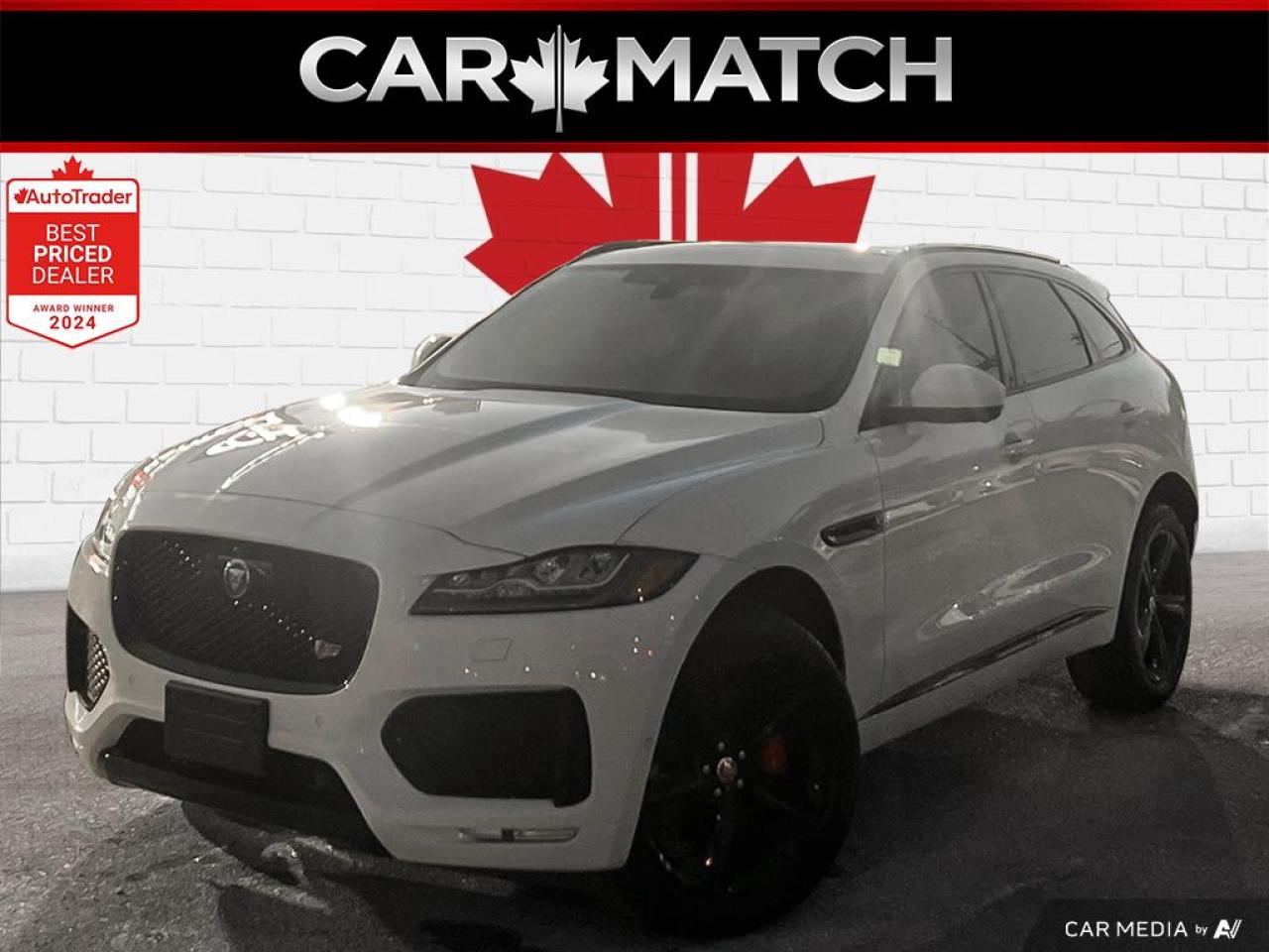 Used 2018 Jaguar F-PACE S / NAV / ROOF / LEATHER / AWD / NO ACCIDENTS for sale in Cambridge, ON