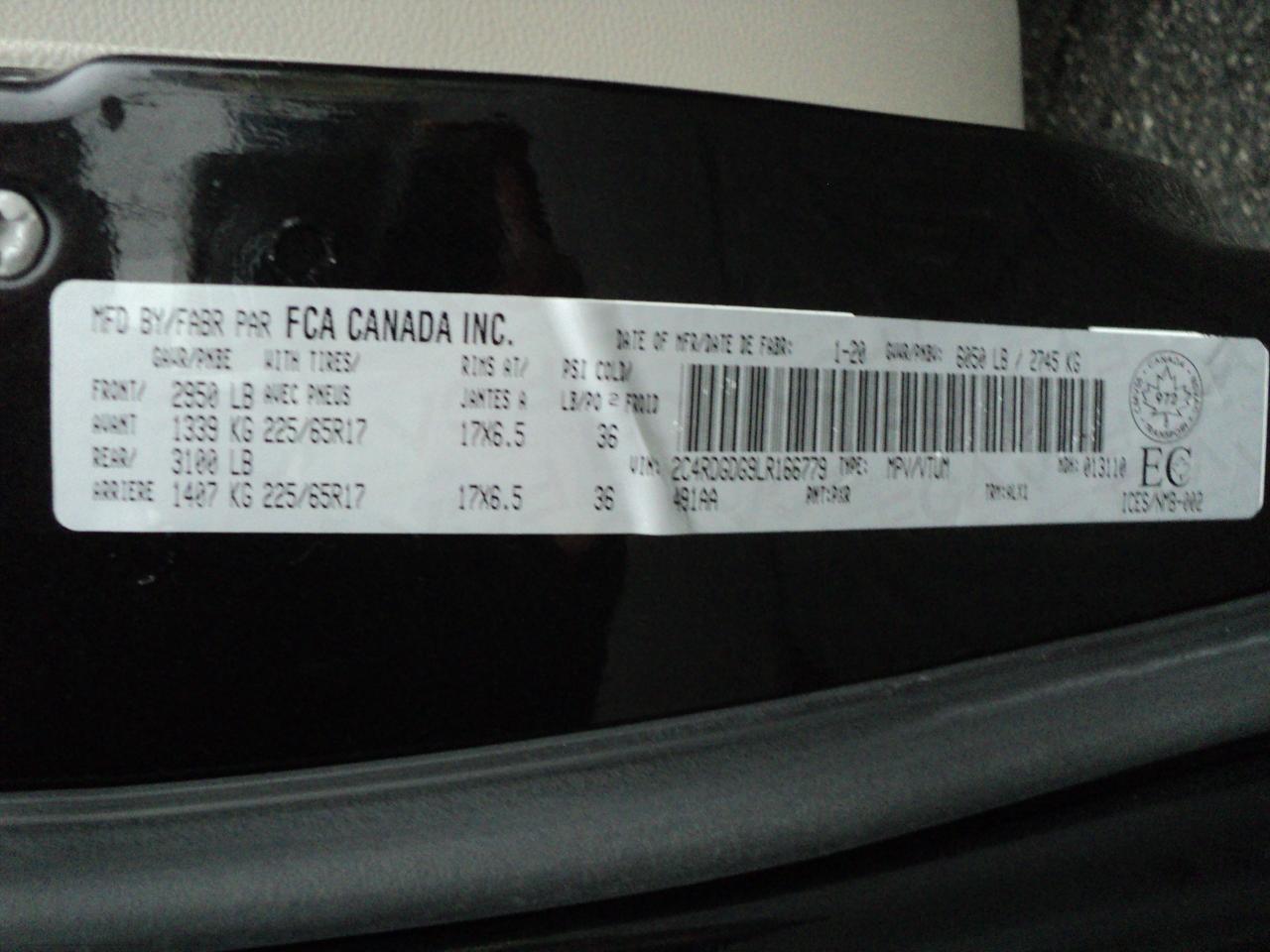 2020 Dodge Grand Caravan CREW PLUS 7Seater LeatherHeated DVD 3.6L Stow-N-Go - Photo #30