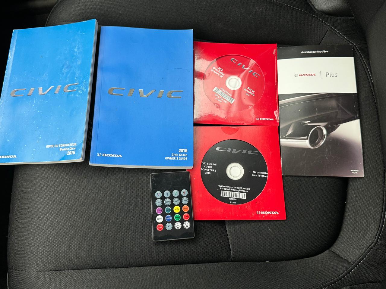2016 Honda Civic LX+New Brakes+Camera+ApplePlay+A/C+Heated Seats Photo