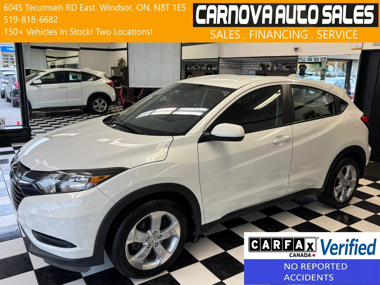 Used 2016 Honda HR-V LX+Camera+Heated Seats+A/C+CLEAN CARFAX for sale in Windsor, ON