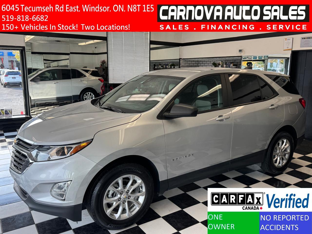 Used 2020 Chevrolet Equinox LS+ApplePlay+Lane Departure+HTD Seats+CLEAN CARFAX for sale in Windsor, ON