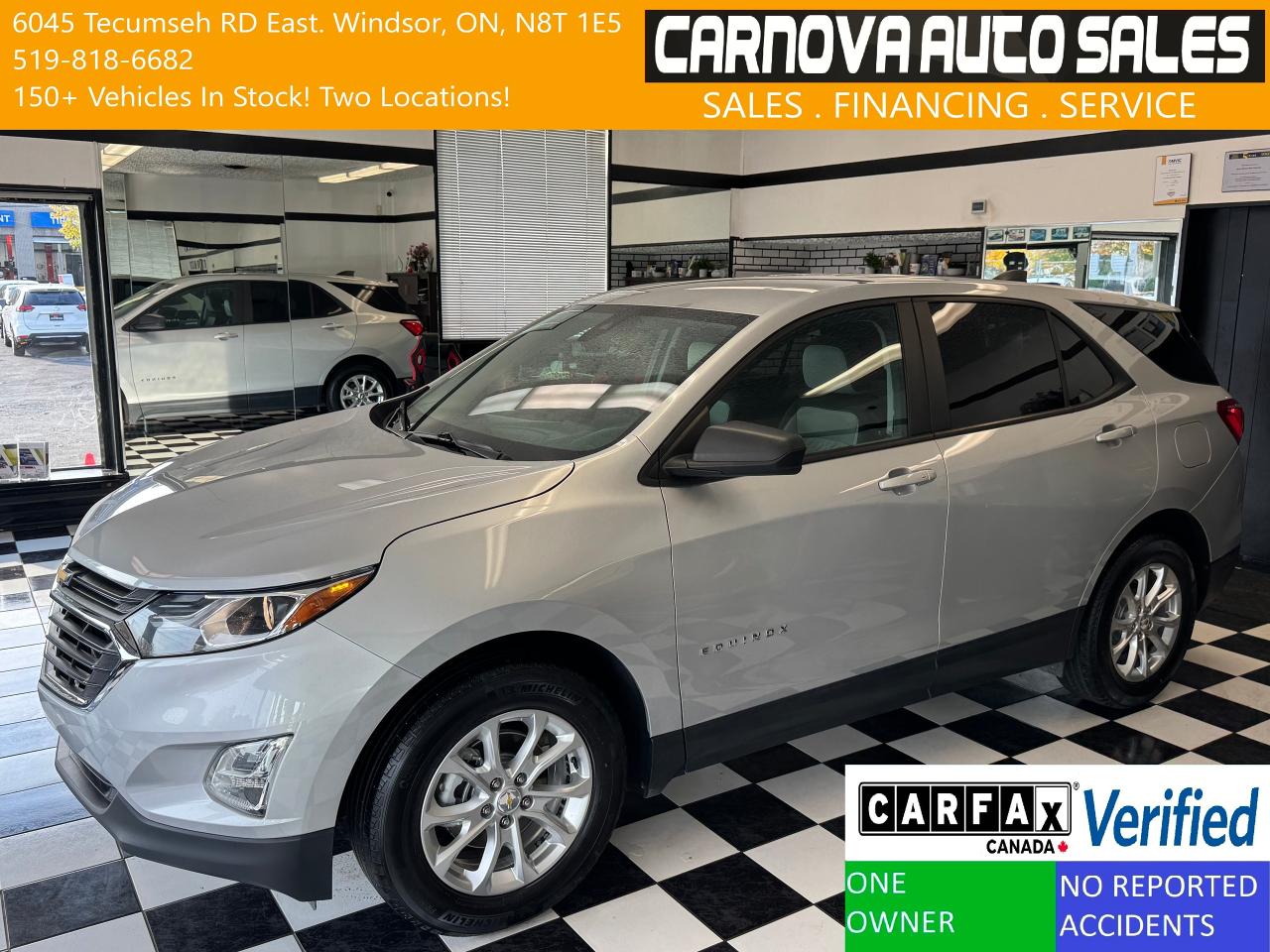 Used 2020 Chevrolet Equinox LS+ApplePlay+Lane Departure+HTD Seats+CLEAN CARFAX for sale in Windsor, ON