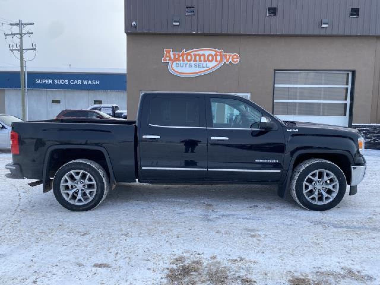 Used 2014 GMC Sierra 1500 SLT CREW CAB LONG BO for sale in Stettler, AB