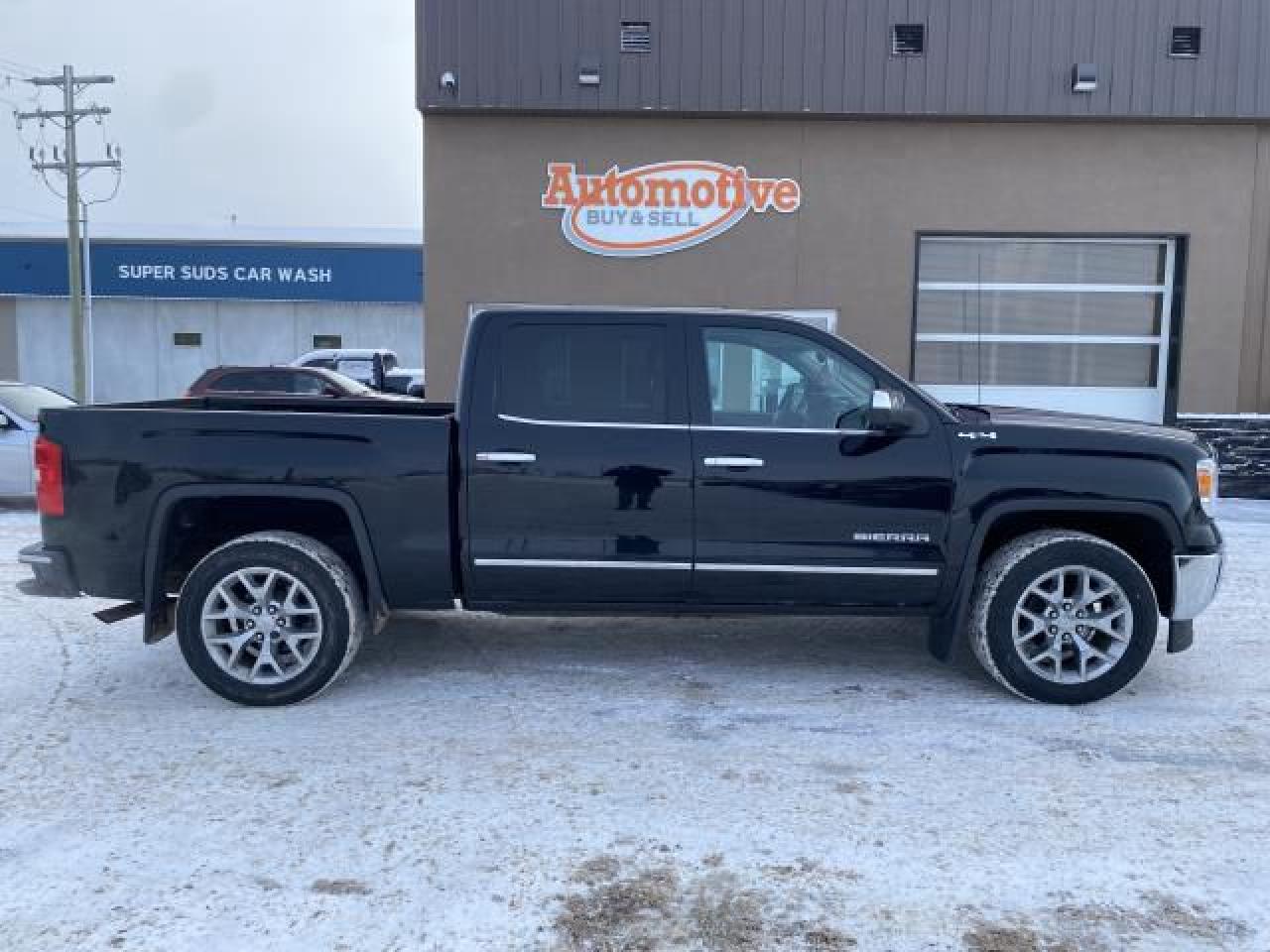 Used 2014 GMC Sierra 1500 SLT CREW CAB LONG BO for sale in Stettler, AB