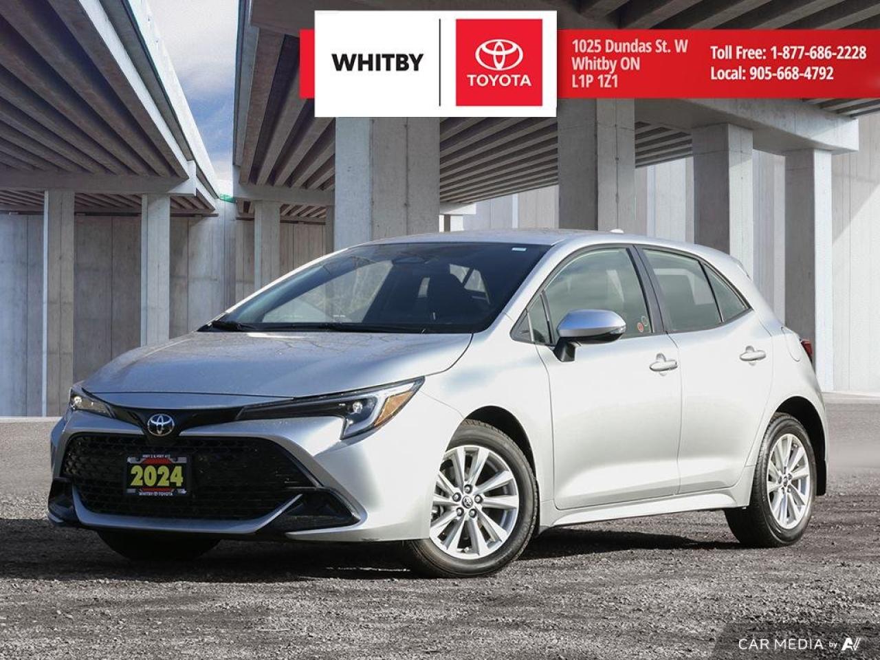 Used 2024 Toyota Corolla Hatchback CVT for sale in Whitby, ON