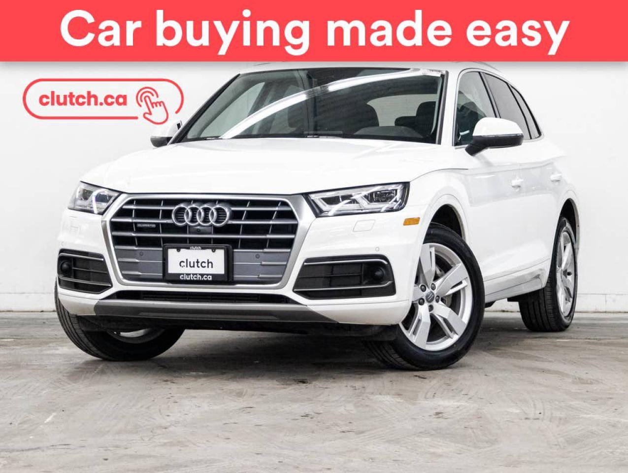 Used 2020 Audi Q5 Technik AWD w/ Apple CarPlay, Tri Zone A/C, Panoramic Sunroof for sale in Toronto, ON