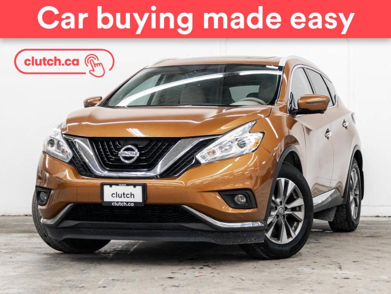 Used 2016 Nissan Murano SL AWD w/ Nav, Heated Steering Wheel, Heated Front Seats for sale in Toronto, ON