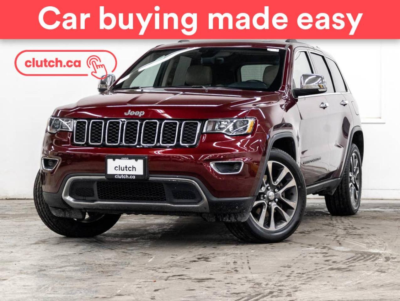 Used 2018 Jeep Grand Cherokee Limited 4x4 w/ Apple CarPlay & Android Auto, Heated Steering Wheel, Heated Front Seats for sale in Toronto, ON