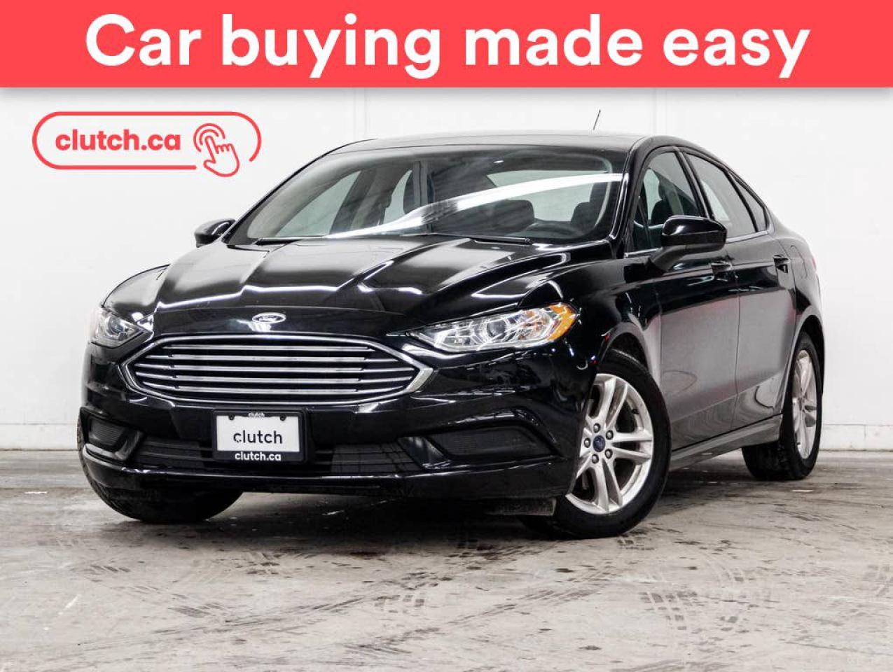 Used 2018 Ford Fusion SE w/ SYNC, Rearview Camera, A/C for sale in Toronto, ON