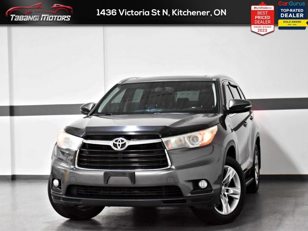 Used 2015 Toyota Highlander Limited   No Accident JBL Navigation Panoramic Roof for sale in Mississauga, ON