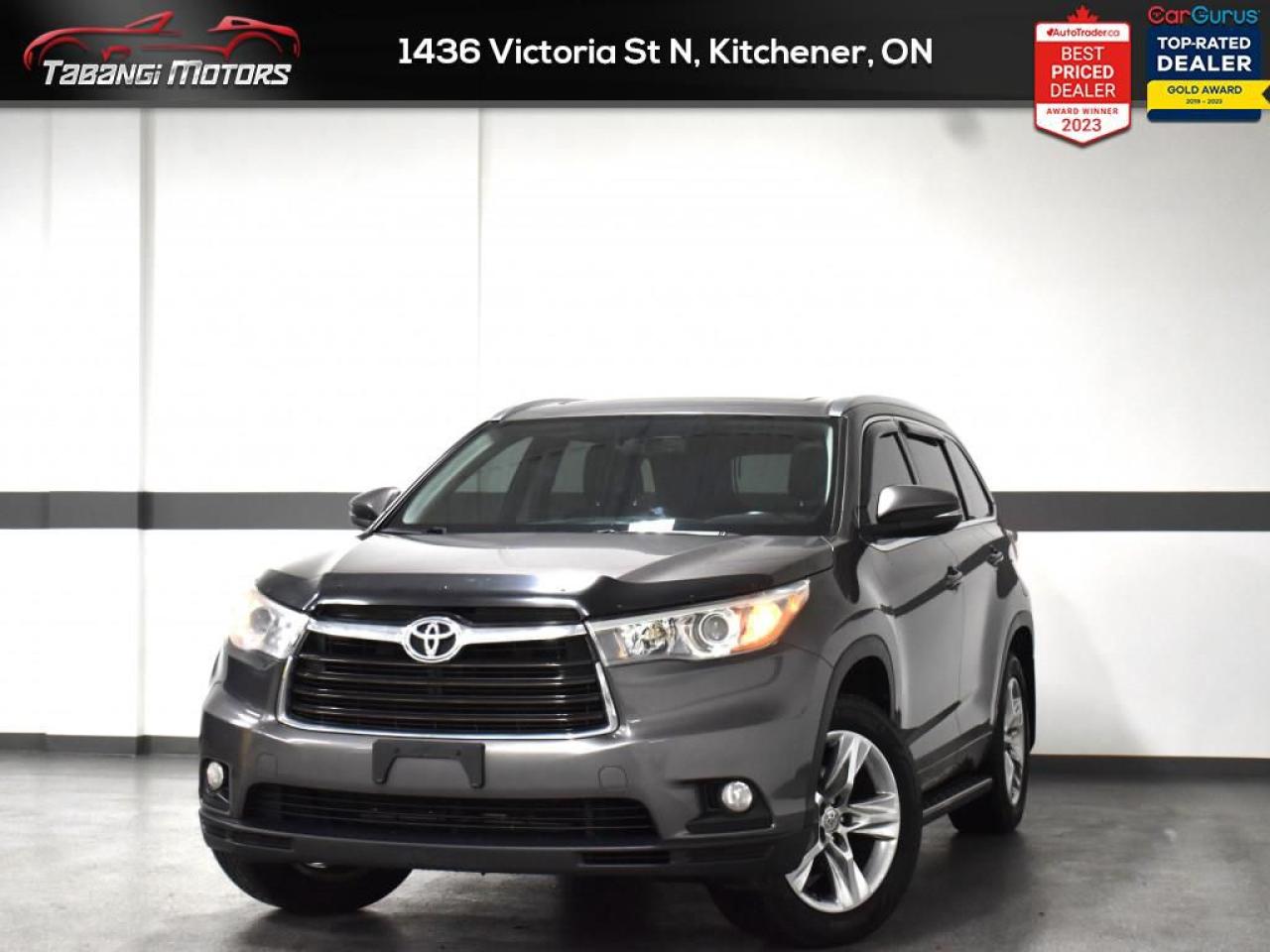 Used 2015 Toyota Highlander Limited   No Accident JBL Navigation Panoramic Roof for sale in Mississauga, ON