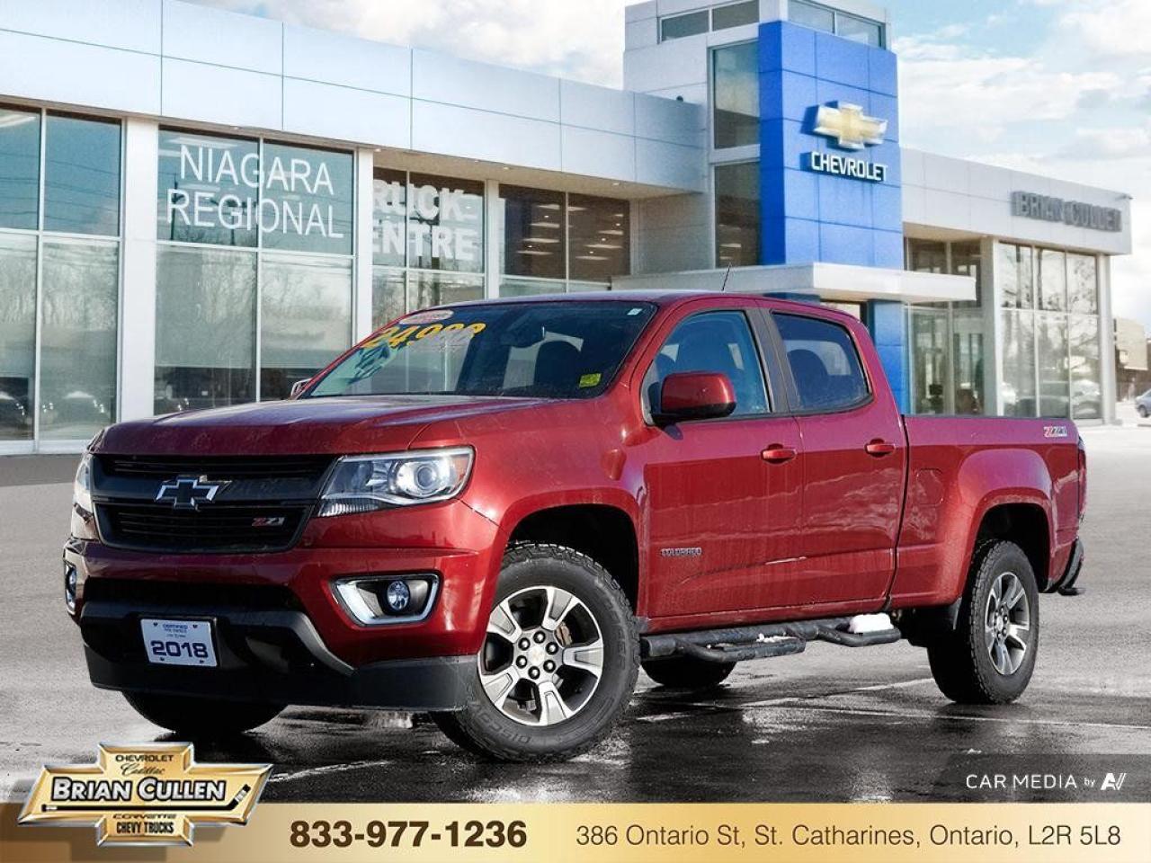 Used 2018 Chevrolet Colorado 4WD Z71 Crew Cab Short Box 4-Wheel Drive Z71 for sale in St Catharines, ON