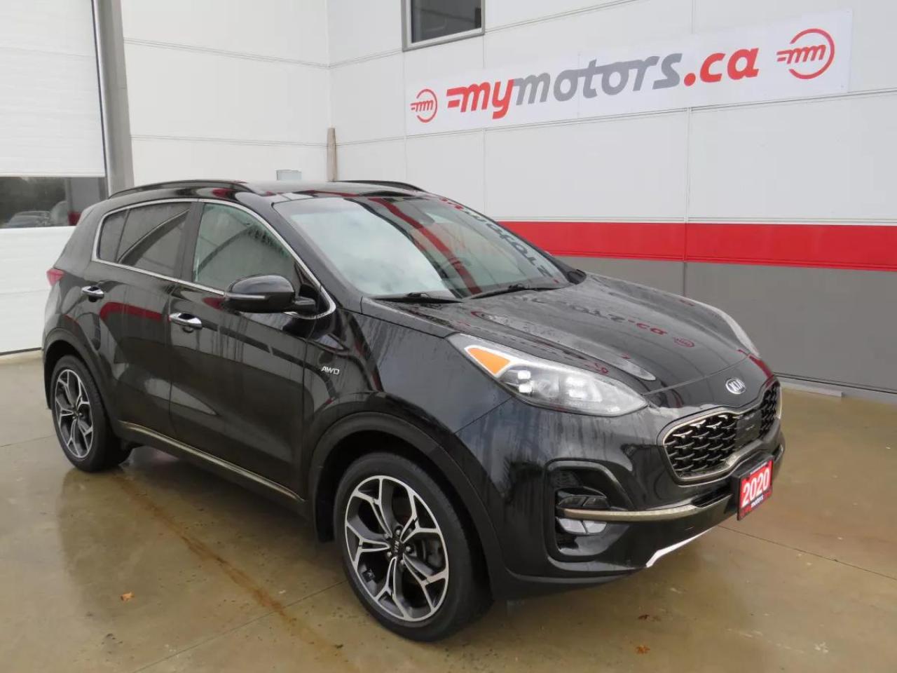 Used 2020 Kia Sportage SX (**AWD**ALLOY RIMS**LEATHER**NAVIGATION**SUNROOF**POWER SEATS**REVERSE CAMERA**HEATED/VENTILATED SEATS**HEATED STEERING WHEEL**BLIND SPOT DETECTION**LANE ASSIST**POWER TAILGATE**PUSH BUTTON START**DIGITAL TOUCHSCREEN**DUAL CLIMATE CONTROL**) for sale in Tillsonburg, ON