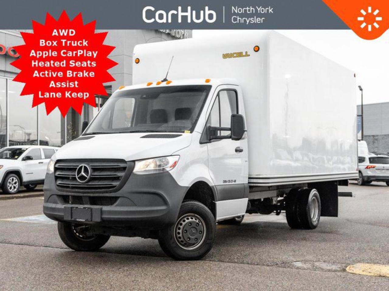 Used 2023 Mercedes-Benz Sprinter Cab Chassis 3500XD 170'' AWD Box Truck Apple CarPlay for sale in Thornhill, ON