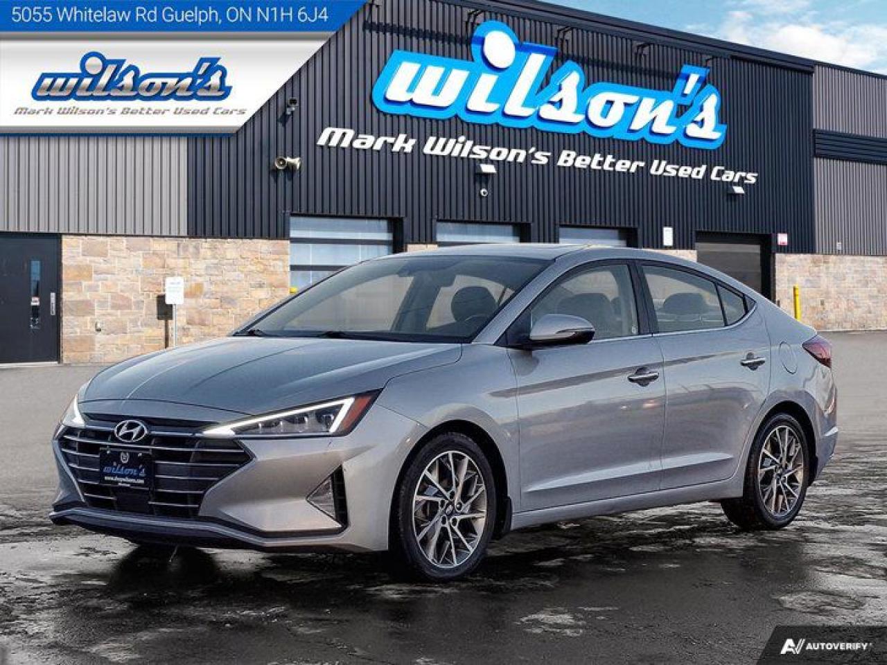 Used 2020 Hyundai Elantra Ultimate | Nav | Leather | Sunroof | Adaptive Cruise | Power Seat | Heated Steering + Seats + more! for sale in Guelph, ON