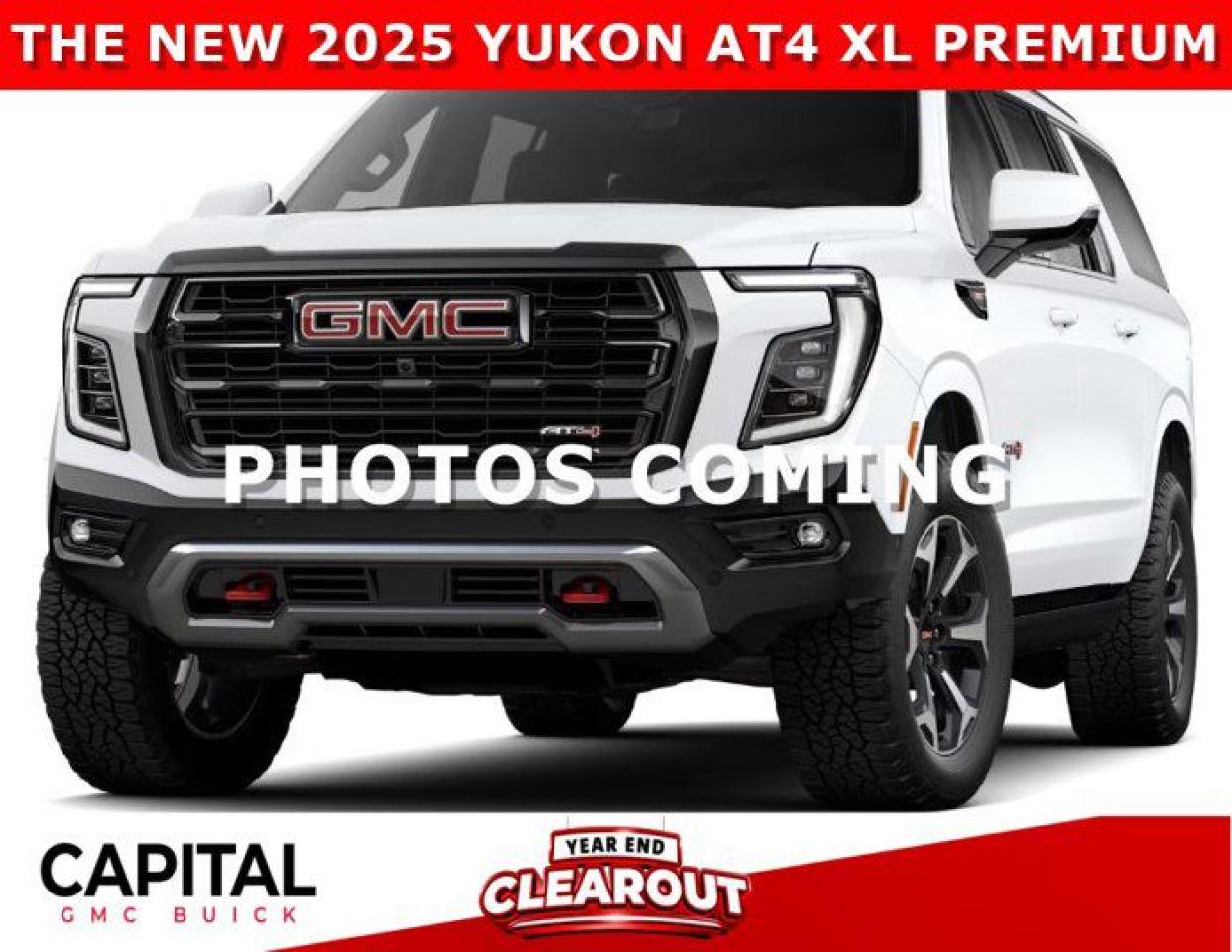 New 2025 GMC Yukon XL AT4 4WD for sale in Edmonton, AB