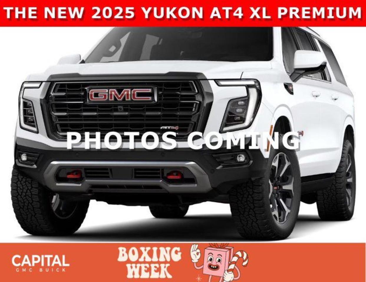 New 2025 GMC Yukon XL AT4 4WD for sale in Edmonton, AB