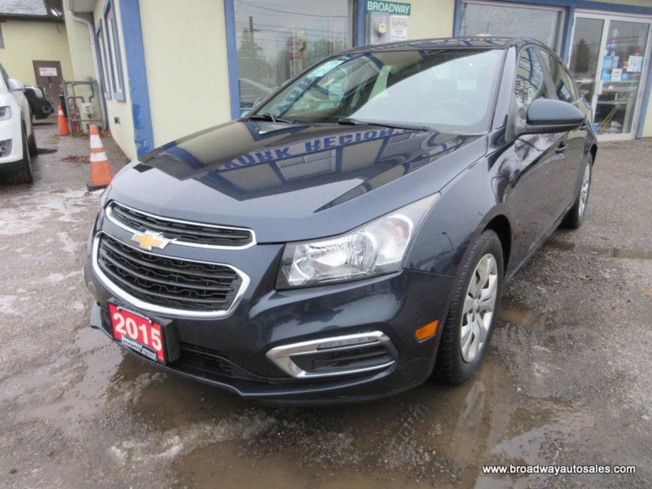 Used 2015 Chevrolet Cruze FUEL EFFICIENT 1-LT-EDITION 5 PASSENGER 1.4L - TURBO.. TOUCH SCREEN DISPLAY.. BACK-UP CAMERA.. BLUETOOTH SYSTEM.. KEYLESS ENTRY.. for sale in Bradford, ON