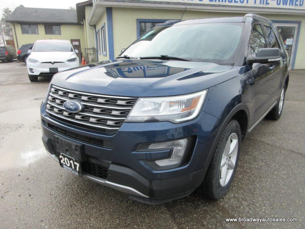 Used 2017 Ford Explorer FOUR-WHEEL DRIVE XLT-EDITION 6 PASSENGER 3.5L - V6.. CAPTAINS & 3RD ROW.. NAVIGATION.. DUAL SUNROOF.. LEATHER.. HEATED SEATS.. BACK-UP CAMERA.. for sale in Bradford, ON