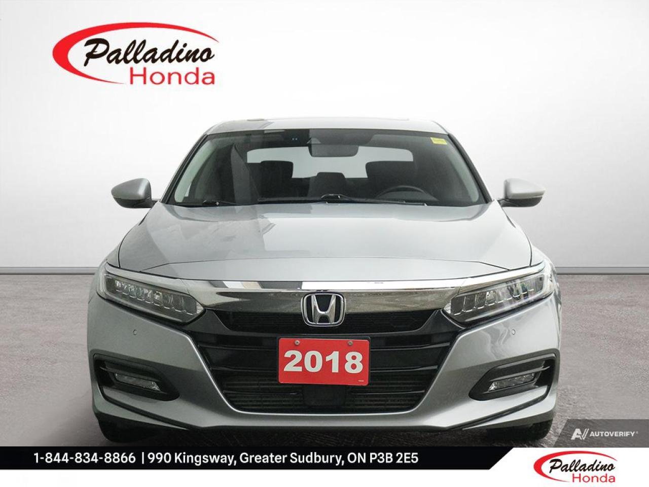 Used 2018 Honda Accord Sedan Touring for sale in Greater Sudbury, ON