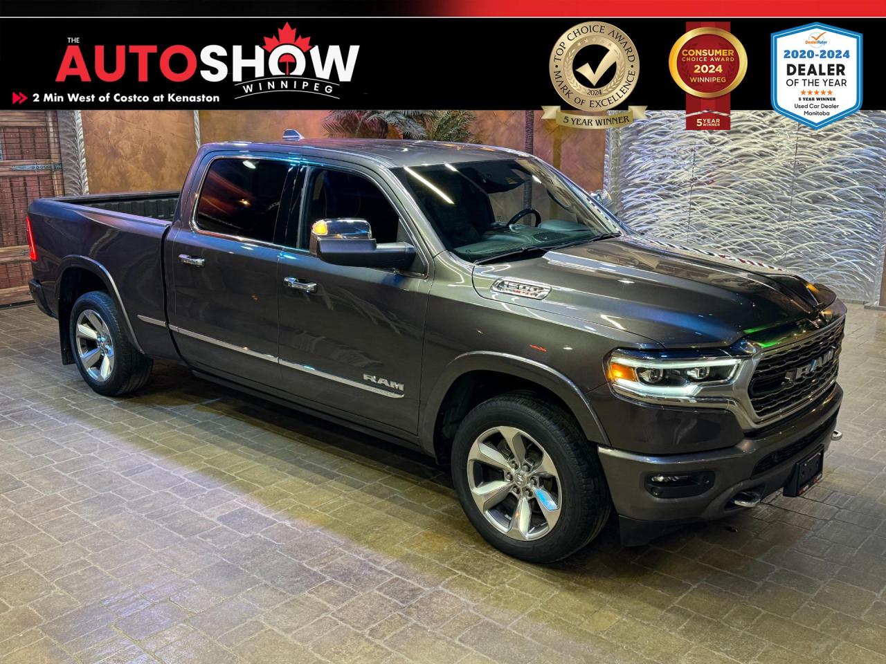 Used 2022 RAM 1500 LIMITED - CLEAN CARFAX!! LOADED DIESEL!! for sale in Winnipeg, MB