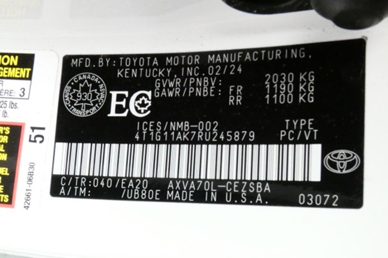 2024 Toyota Camry SE Auto w/Htd L.wrap, BUC - Photo #19