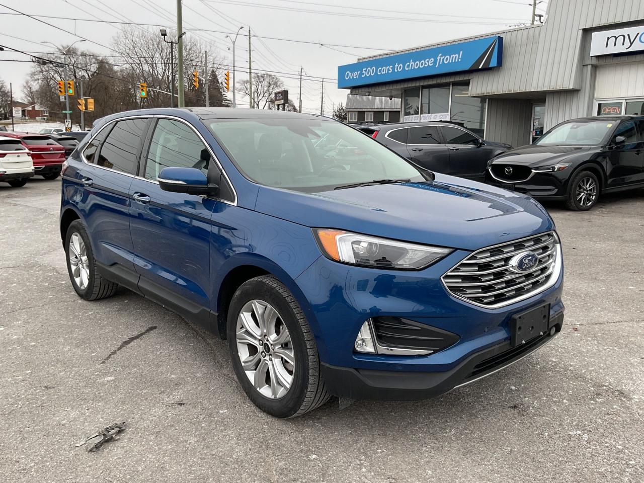 Used 2023 Ford Edge Titanium 2L TITANIUM!!!  BACKUP CAM. A/C. CRUISE. PWR GROUP. KEYLESS ENTRY. PERFECT FOR YOU!!! for sale in Kingston, ON