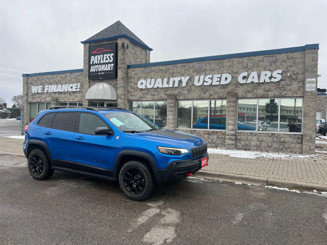 Used 2021 Jeep Cherokee Trailhawk for sale in Sarnia, ON