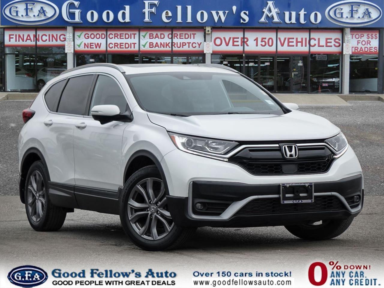 Used 2021 Honda CR-V SPORT MODEL, AWD, SUNROOF, LEATHER & CLOTH, REARVI for sale in North York, ON