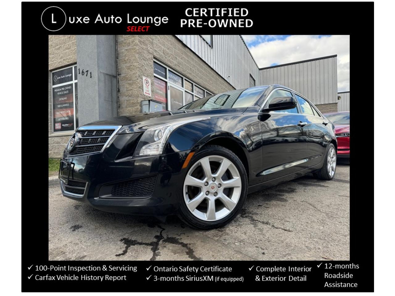 Used 2014 Cadillac ATS AWD, LEATHER, BOSE AUDIO, SUNROOF, B/U CAM, LOADED for sale in Orleans, ON